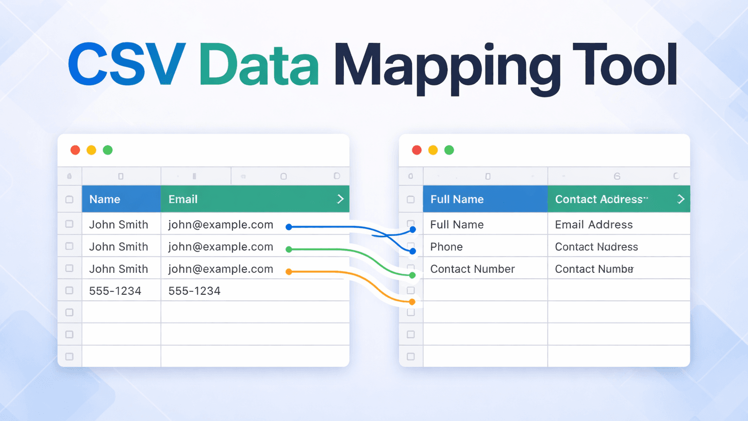 CSV Data Mapping Tool